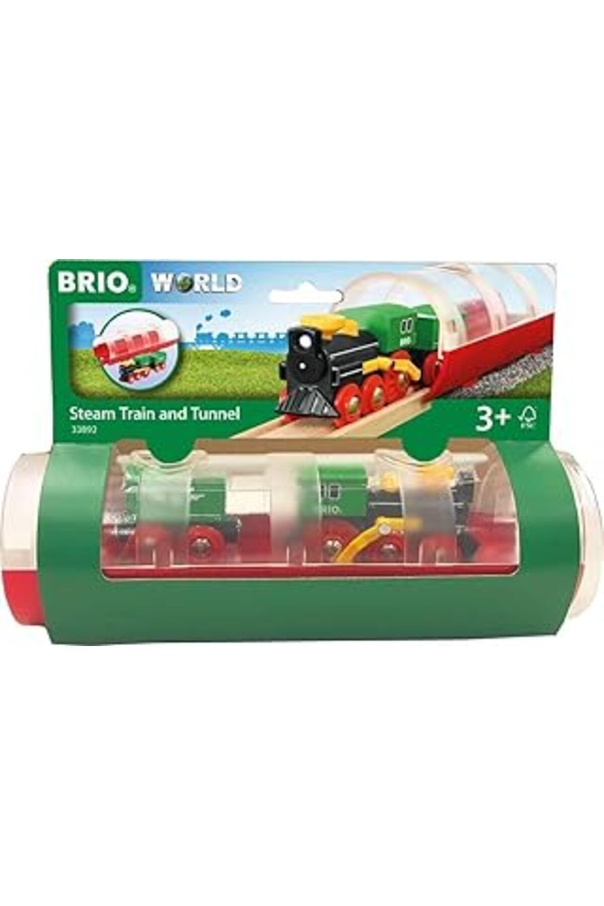 Mu Art Ahşap 33892 Tunnel Box Dampflockzug