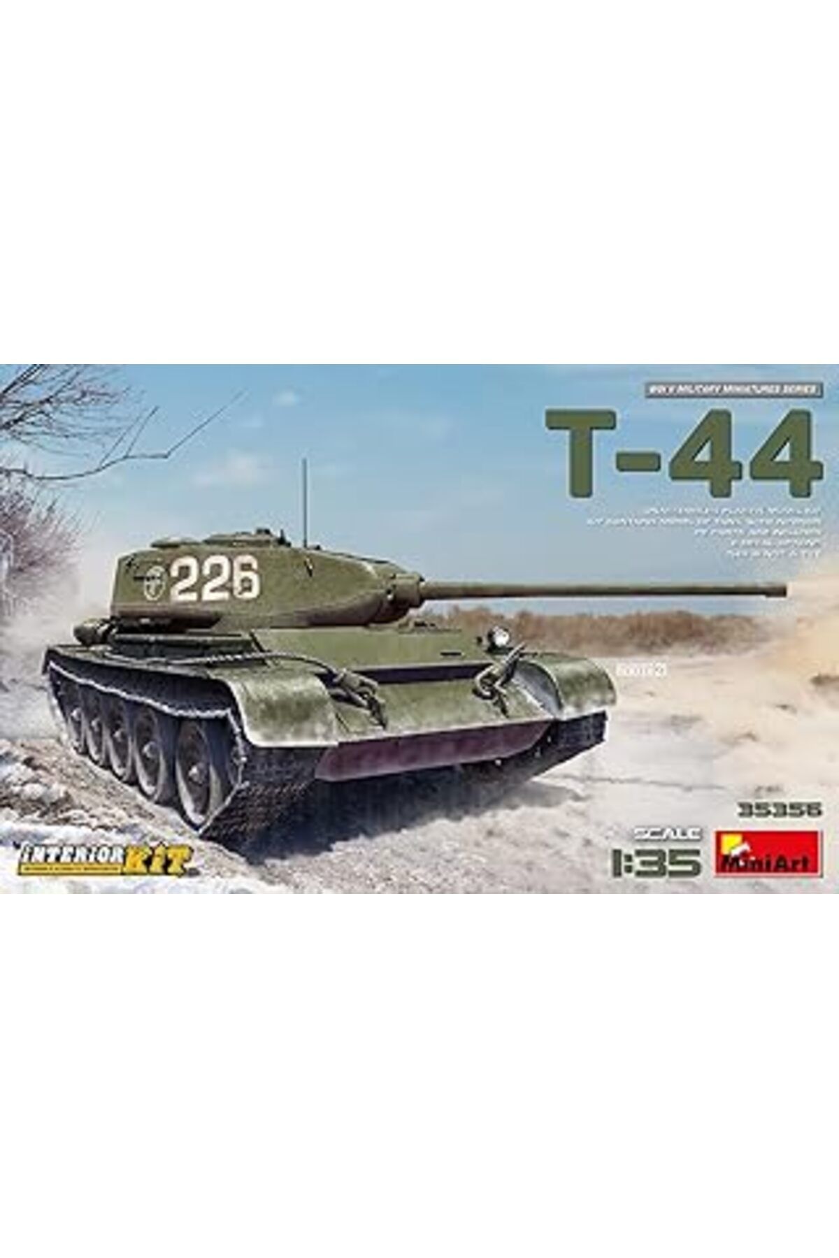 Mu Art Ahşap Miniart 35356 1:35 T-44 Interior Kit