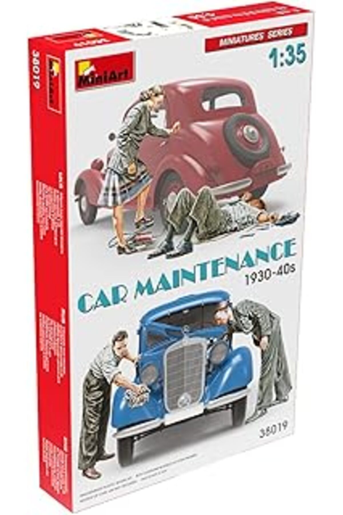 Pazarcan Miniart 38019 1:35 Araba Bakımı 1930-40
