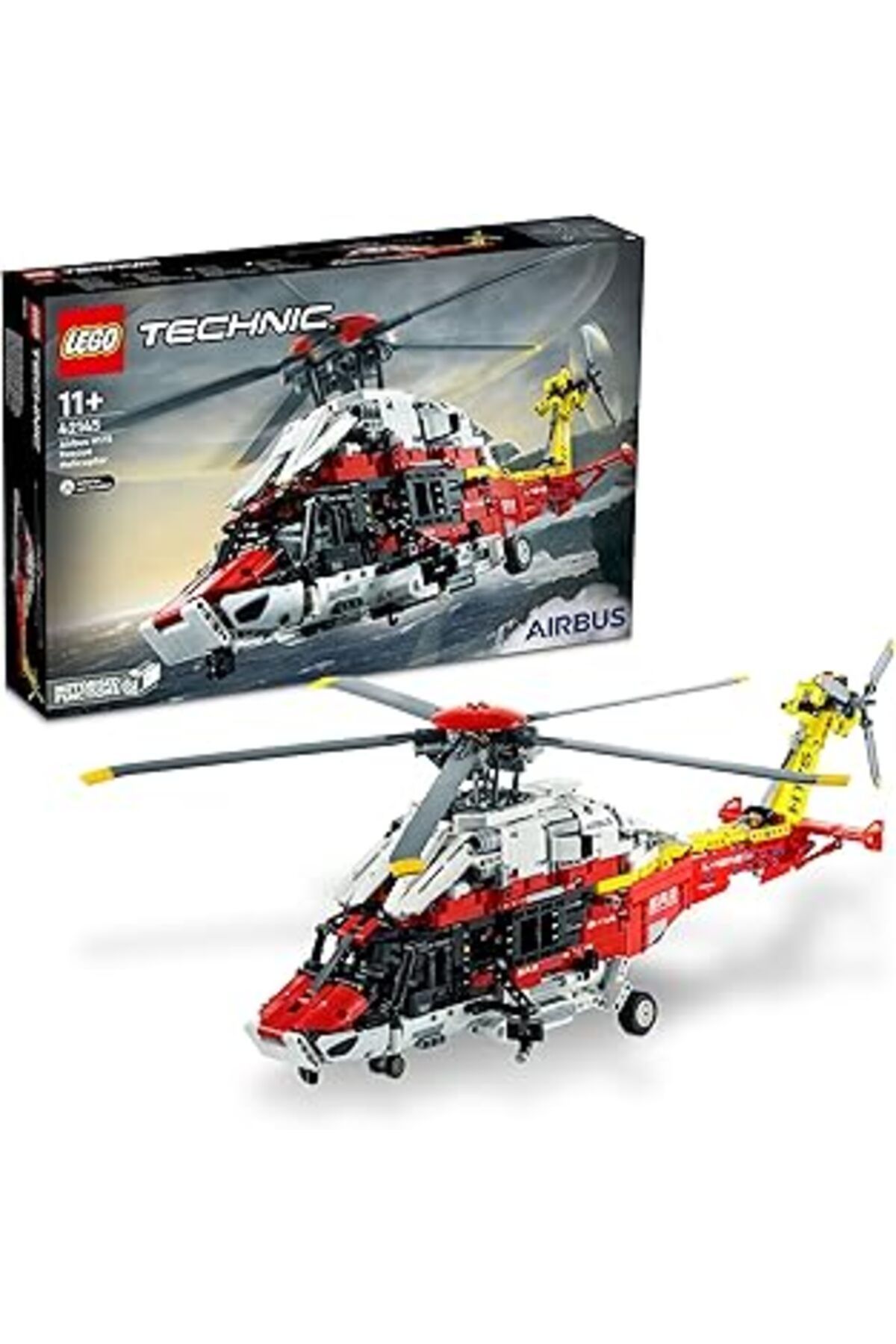 Mu Art Ahşap Lego® Technic Airbus H175 Kurtarma Helikopteri 42145-11 Yaş Ve Üzeri Çocuklara Helikopterin Nasıl Ç