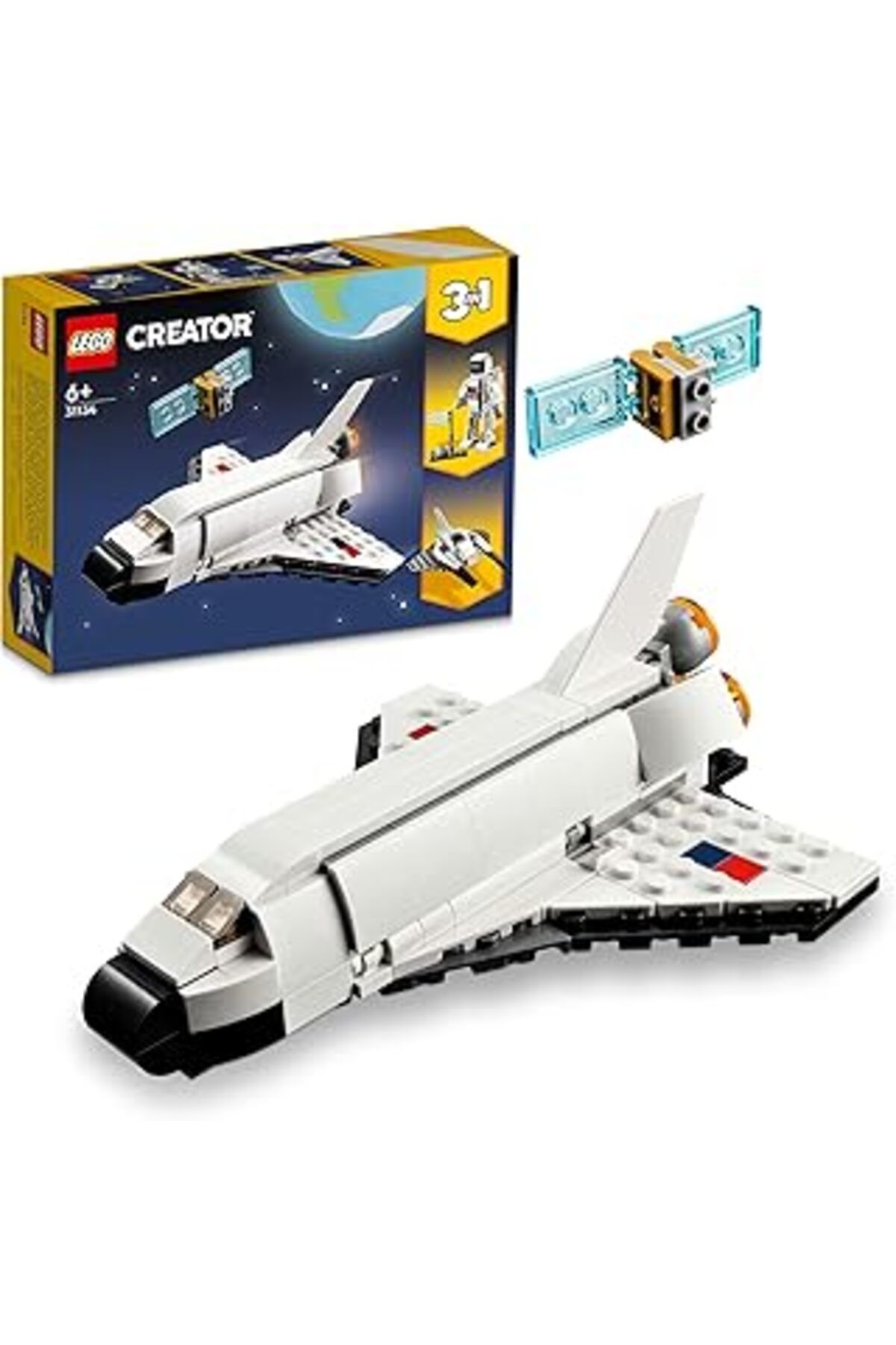Mu Art Ahşap Lego Creator Uzay Mekiği 31134-6 Yaş Ve Üzeri Çocuklar İçin Astronot Ve Uzay Gemisi Modelleri İçere