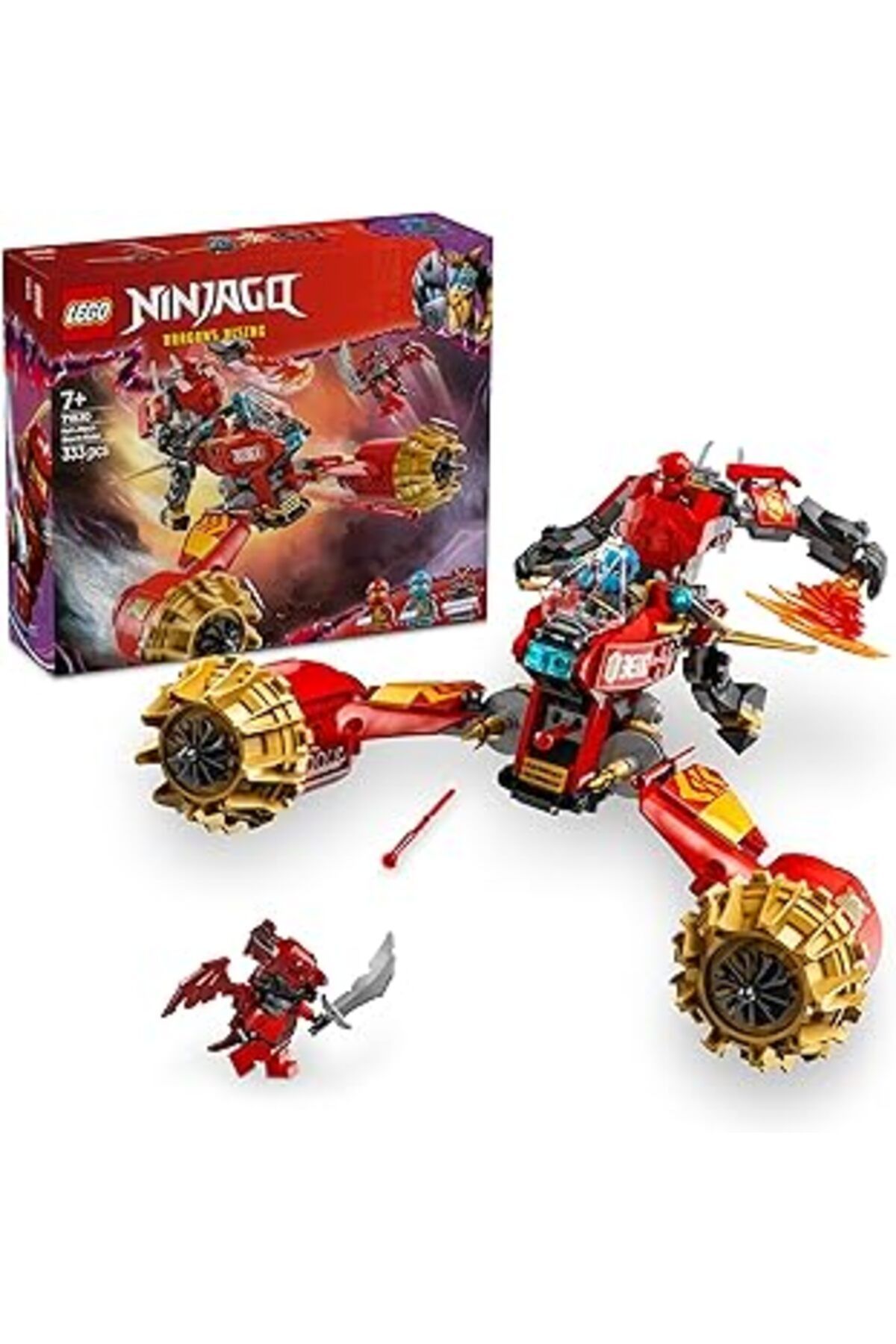 Mu Art Ahşap Lego Ninjago Kai’Nin Robot Fırtına Aracı 71830-7 Yaş Ve Üzeri Çocuklar Için Yaratıcı Oyuncak Yapım