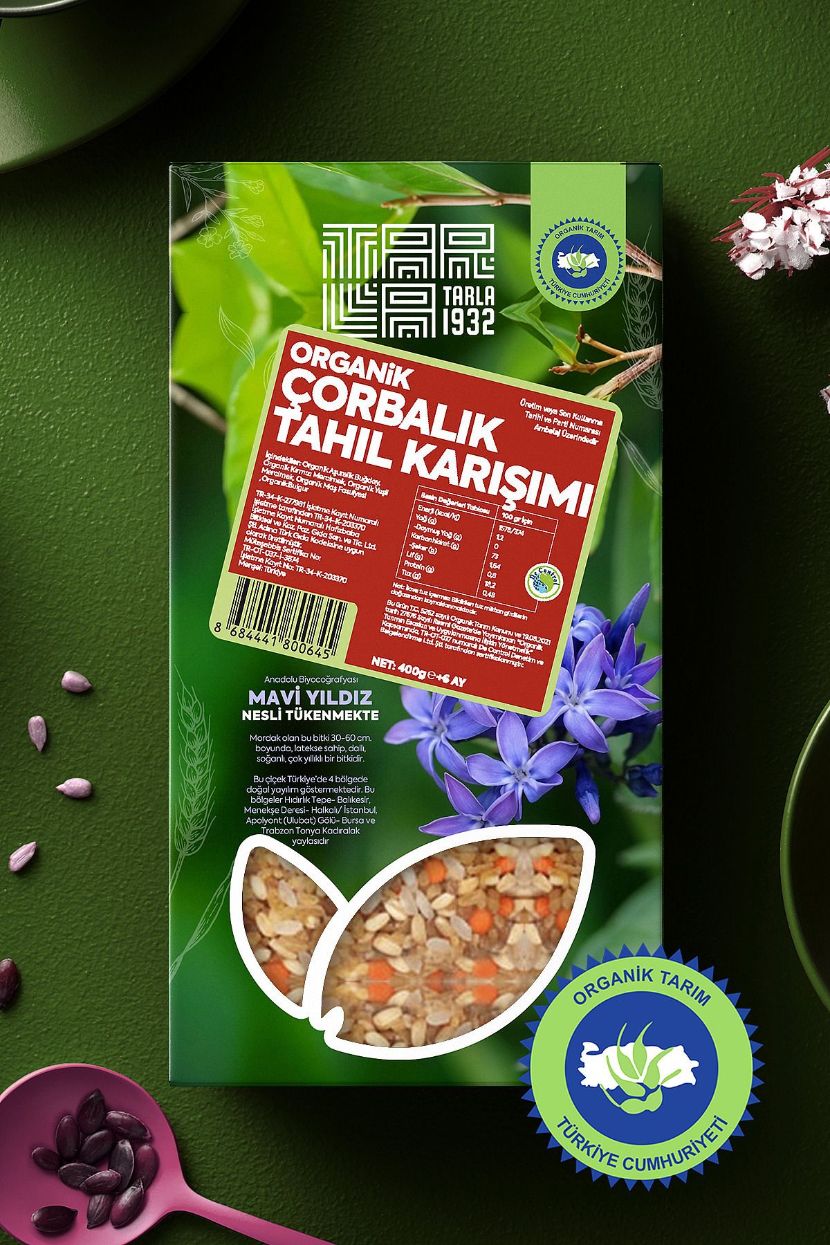 Tarla1932 Tarla 1932 Organik Çorbalık Tahıl Karışımı