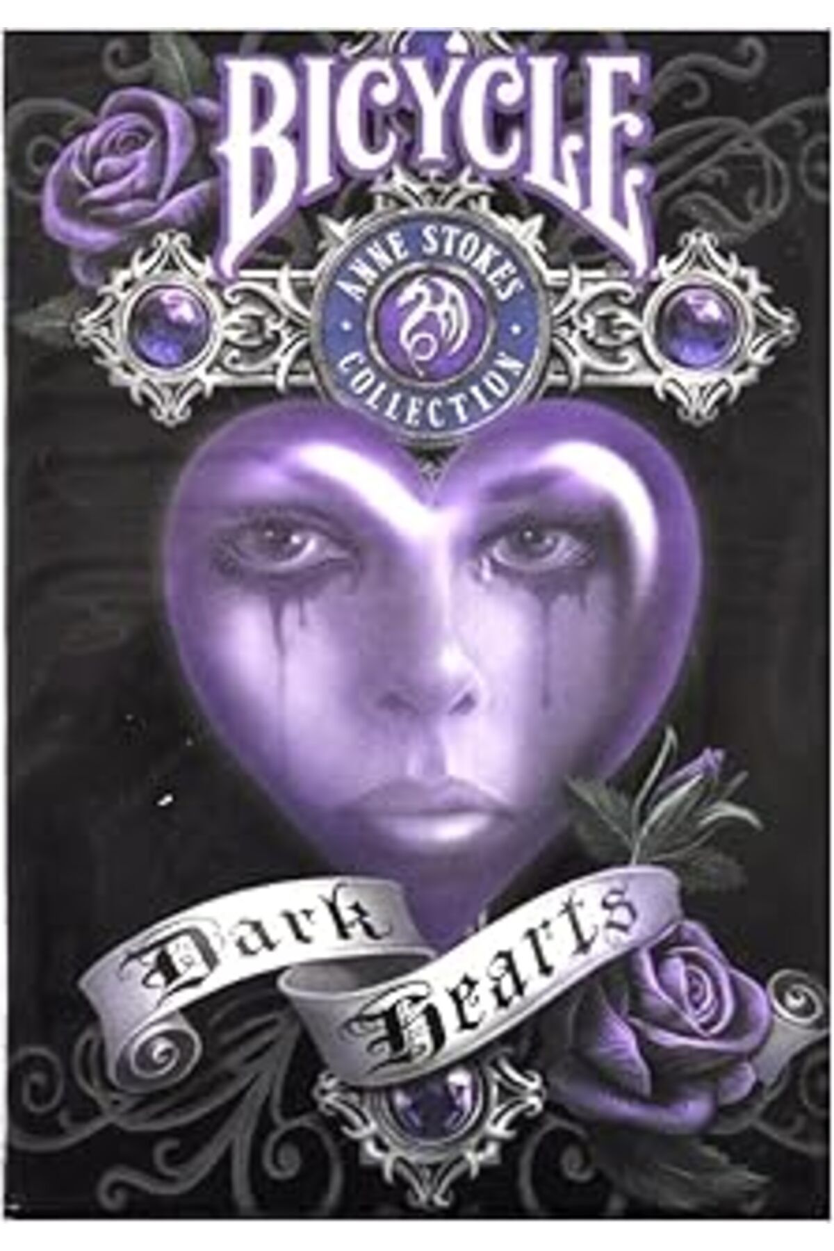 NETWORK ART Bicycle® Anne Stokes Dark Hearts Oyun Kartları