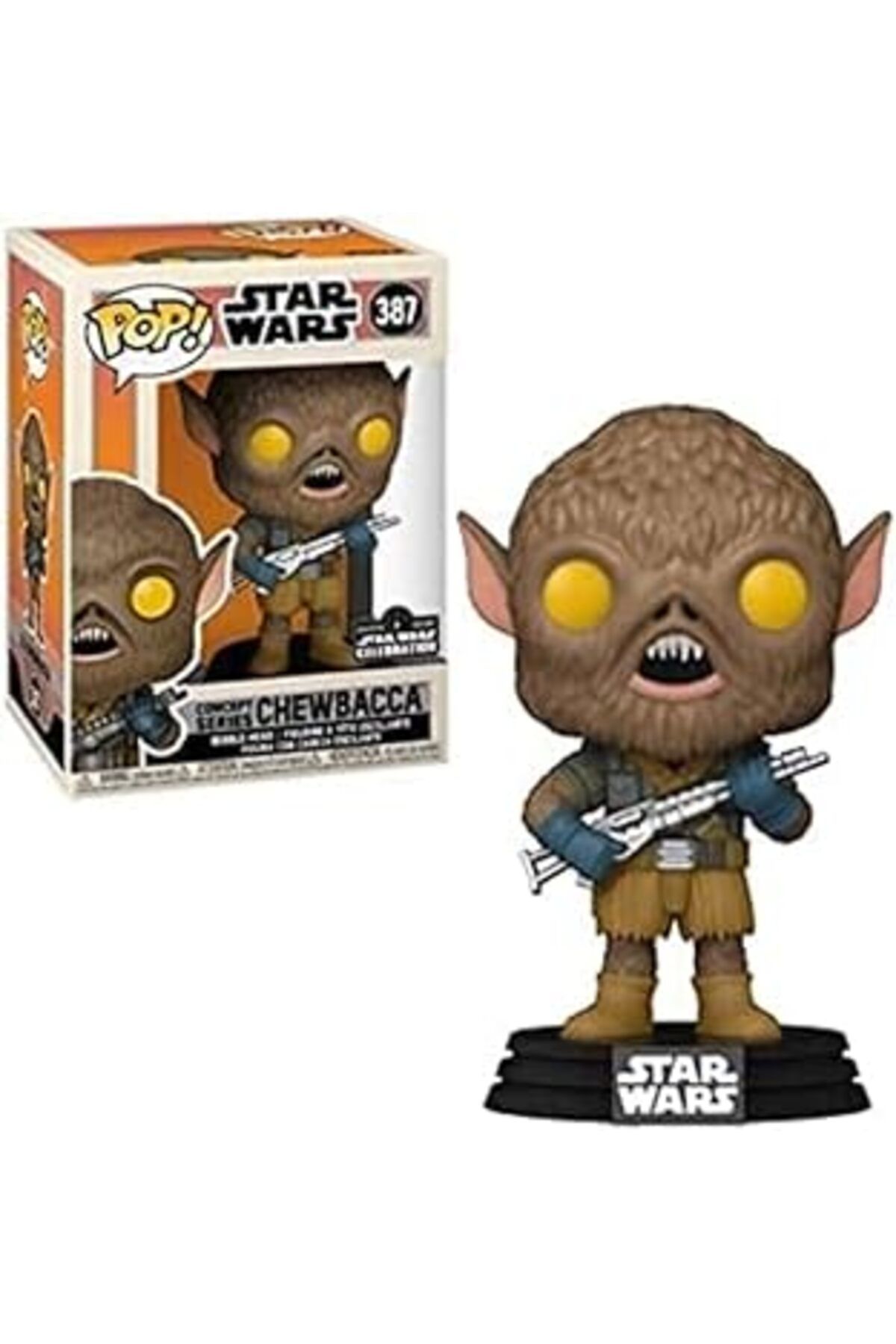 Mu Art Ahşap Funko Pop Figür - Star Wars: 2020 Galactic Convention Exclusive - Chewbacca
