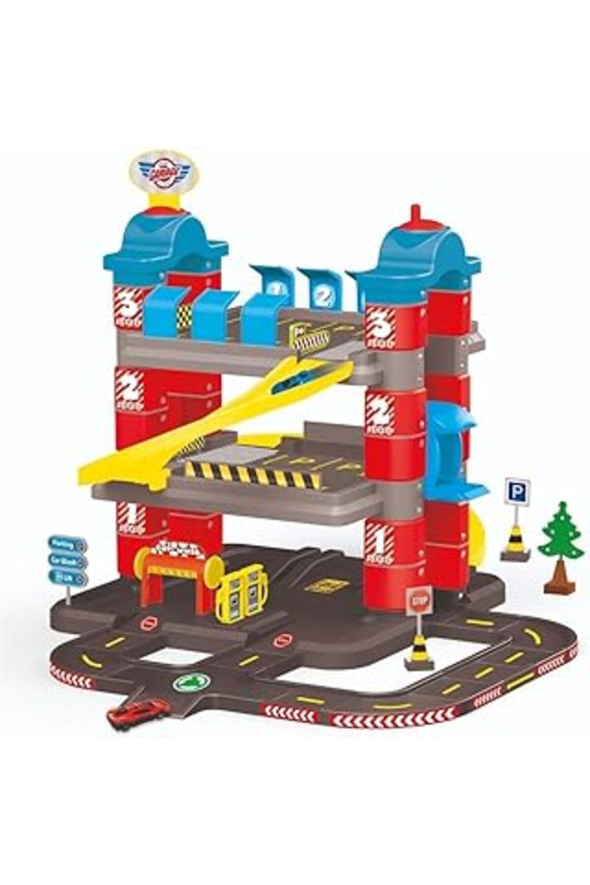 Mu Art Ahşap Dolu - Garaj 3 Katlı (5158)