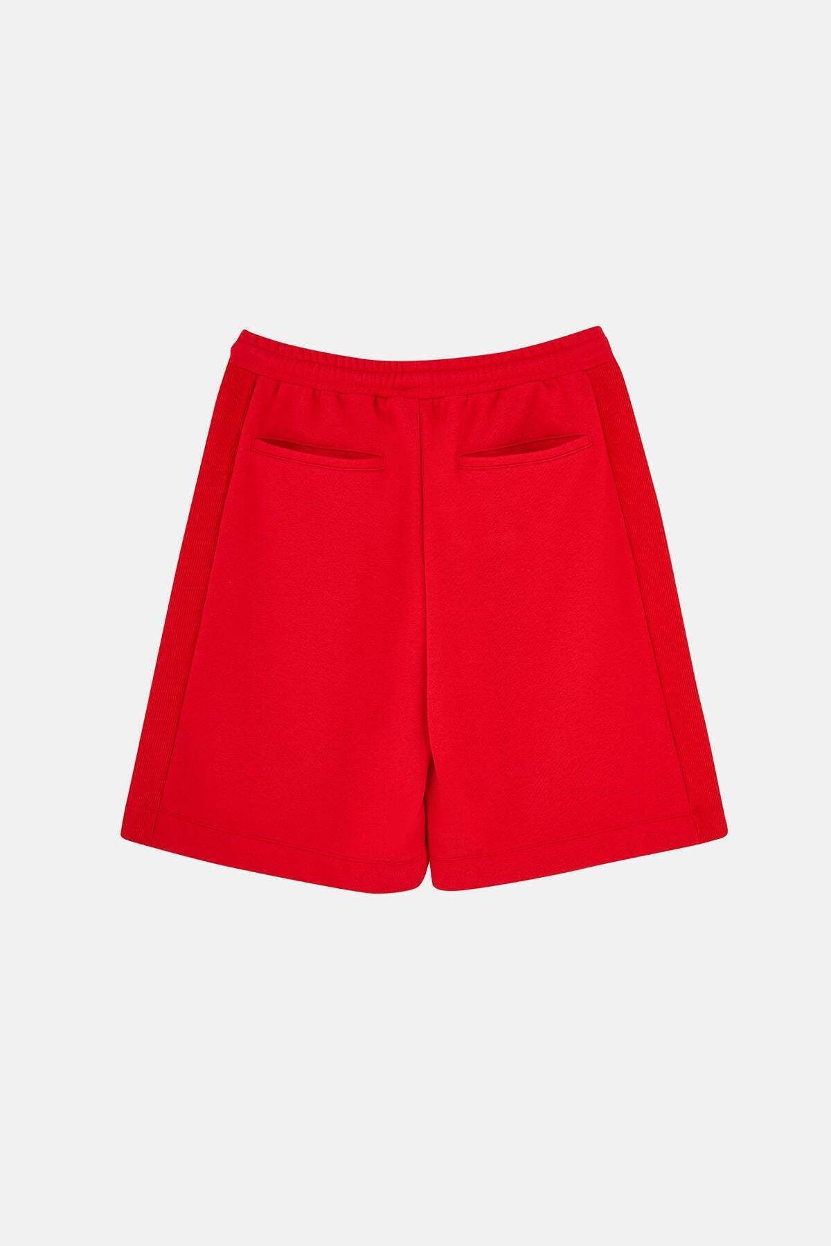 Socrates-Red 10 Soft Fleece Men's Shorts Türkiye 3