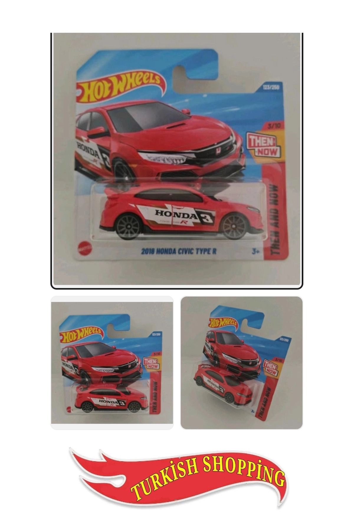 HOT WHEELS 1:64 Ölçek 2025 Case 2018 Honda Civic Type R