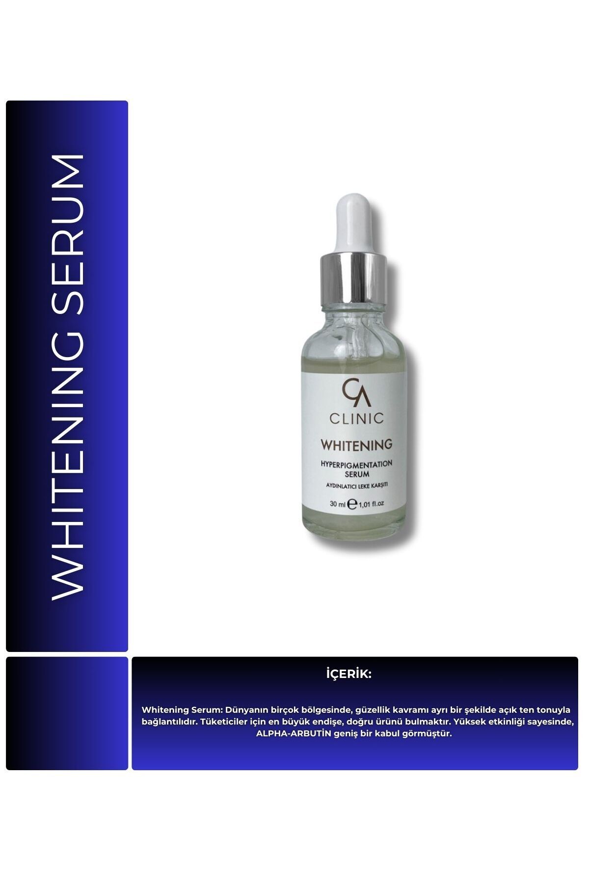 Aydınlatıcı Ve Leke Karşıtı Whitening Serum 30 ml — CAWS24 — تصویر 2 از 2