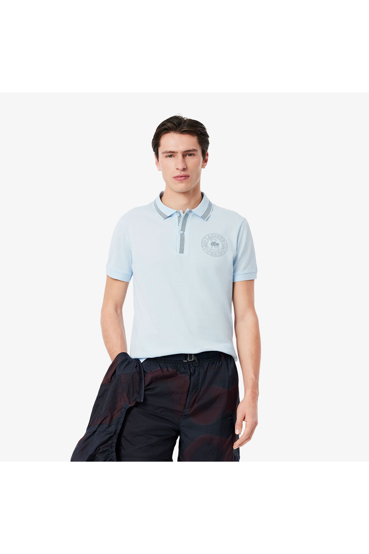 L.12.12 Erkek Regular Fit Mavi Polo