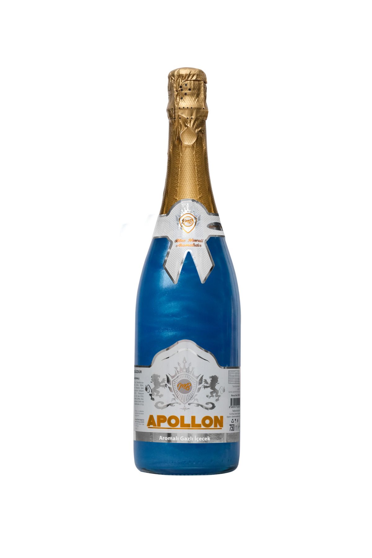 MB APOLLON BLUE HAWAII SİMLİ VE RENKLİ - ANANAS AROMALI GAZLI İÇECEK