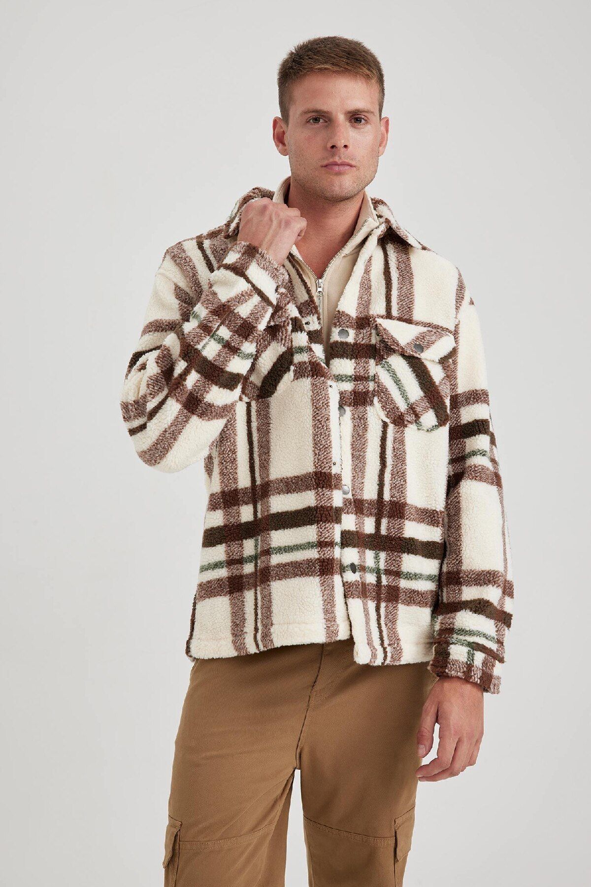 DeFacto-Polokošilová bunda Relaxed Fit - A7988ax23wn 6