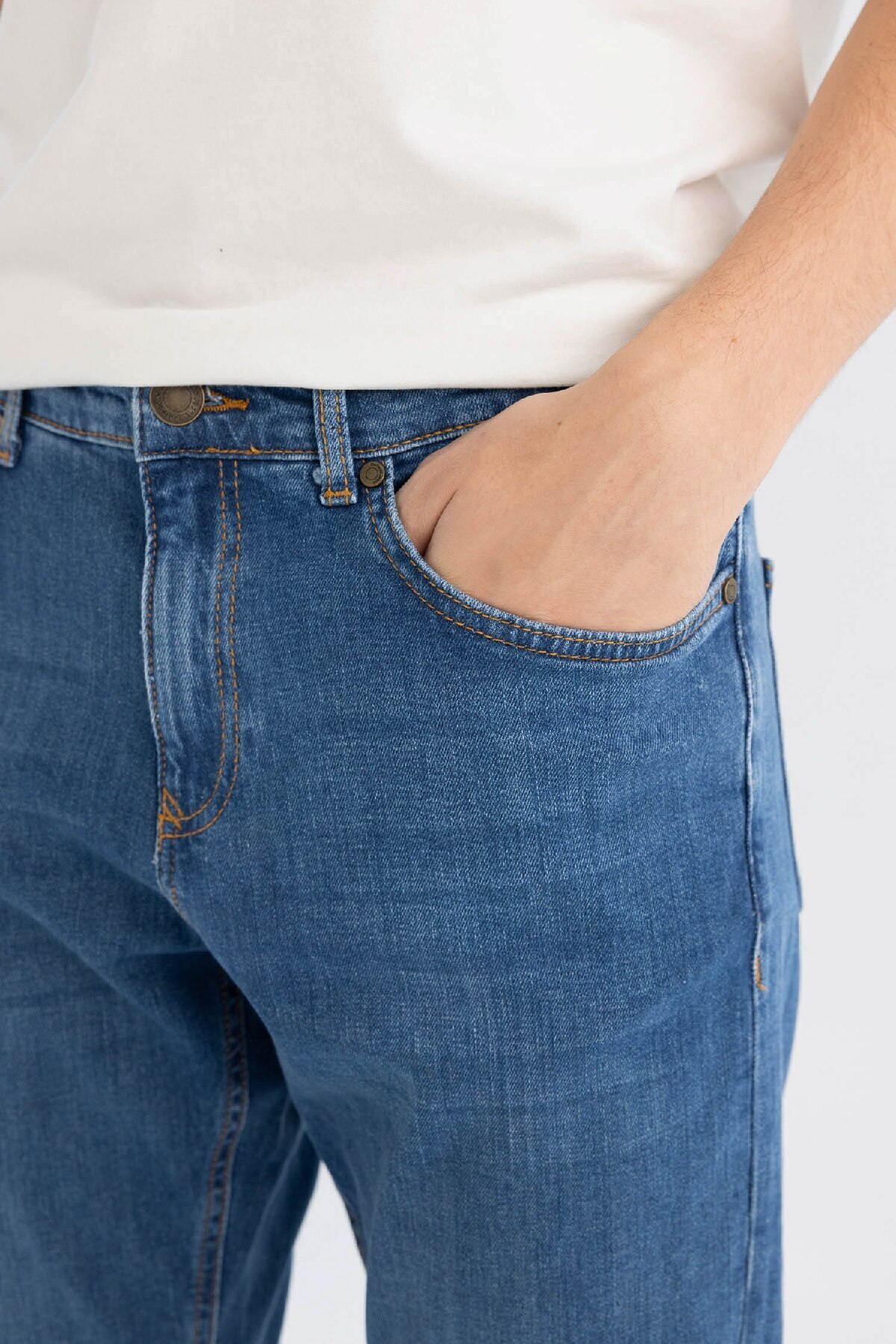 DeFacto-Sergio Брюки джинсові Regular Fit Regular Tommy Труси з заниженою талією A6948ax24sp 5