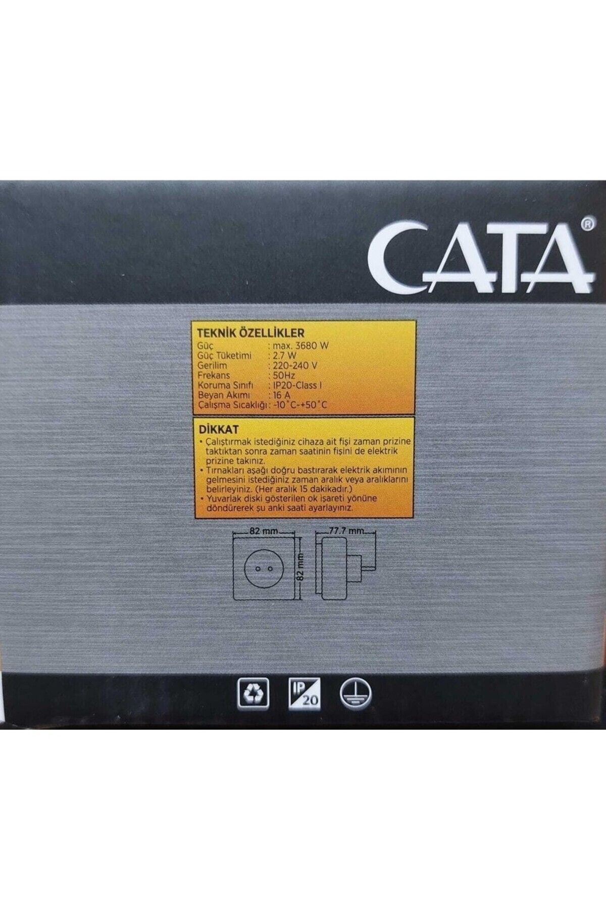 Cata-Ct-9180 Mechanical New Generation Minimal Design Timed Socket 5