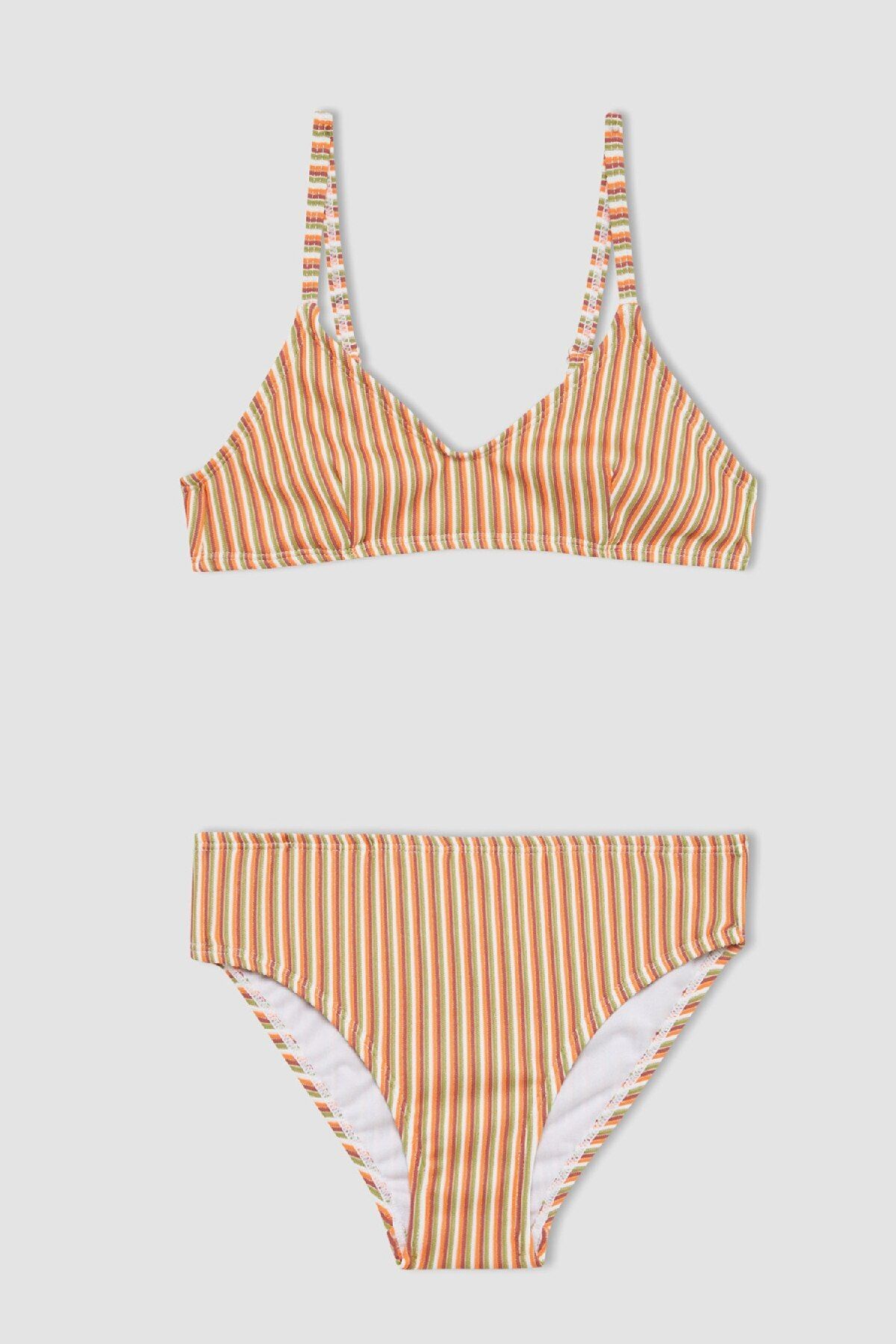 Kız Çocuk Çizgili Bikini Takımı B7021a824sm