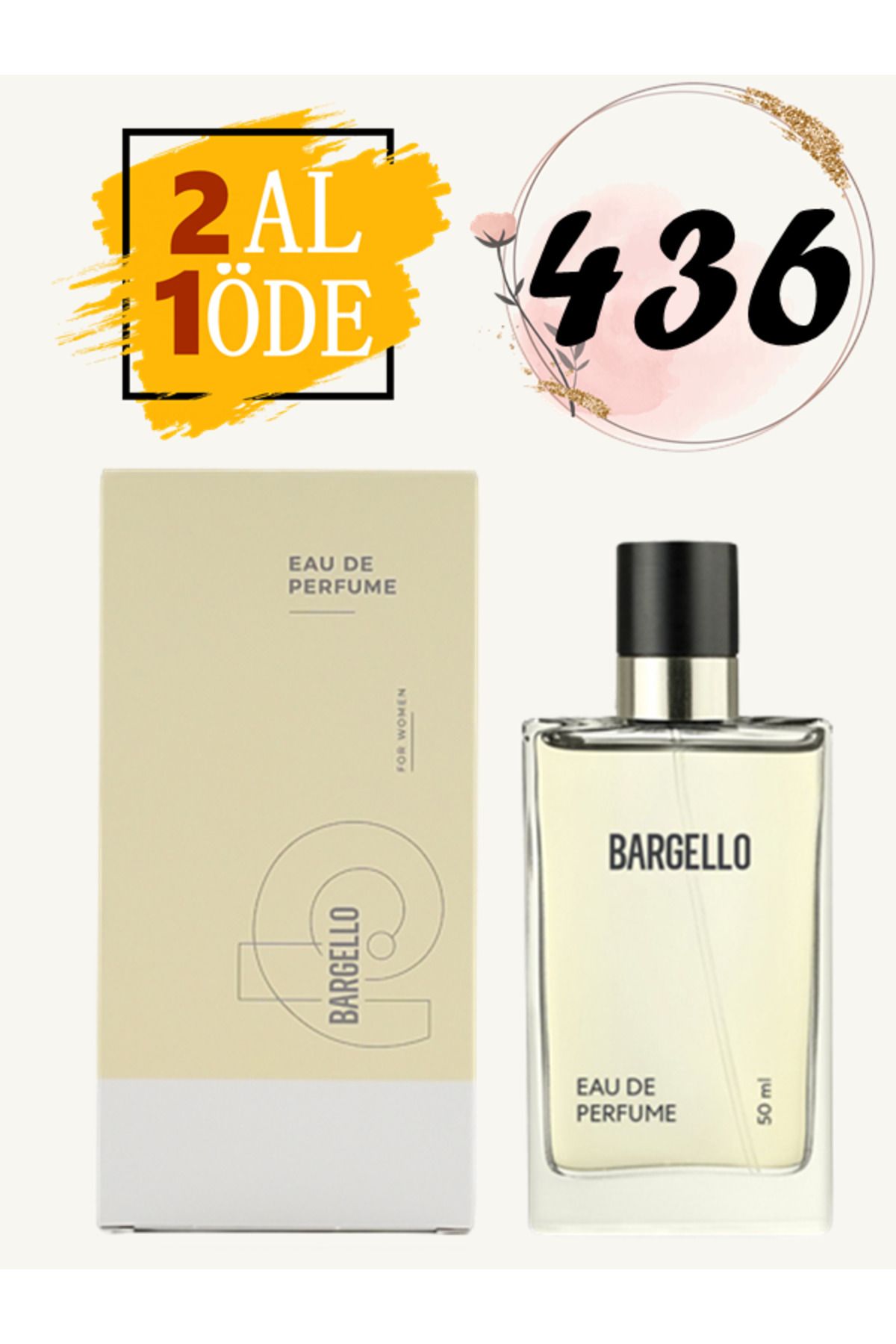 عطر زنانه 436 FLORAL 50 ML EDP 8691841304740 Bargello