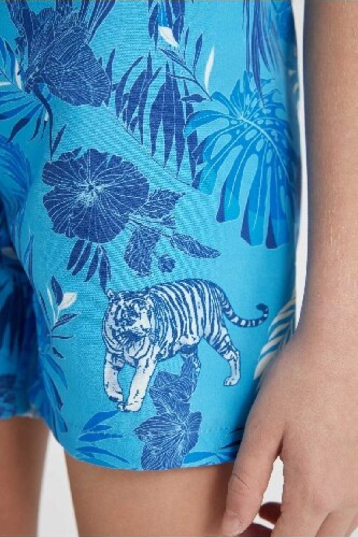 DeFacto-Boy's Patterned Swim Shorts B7434a824hs 6