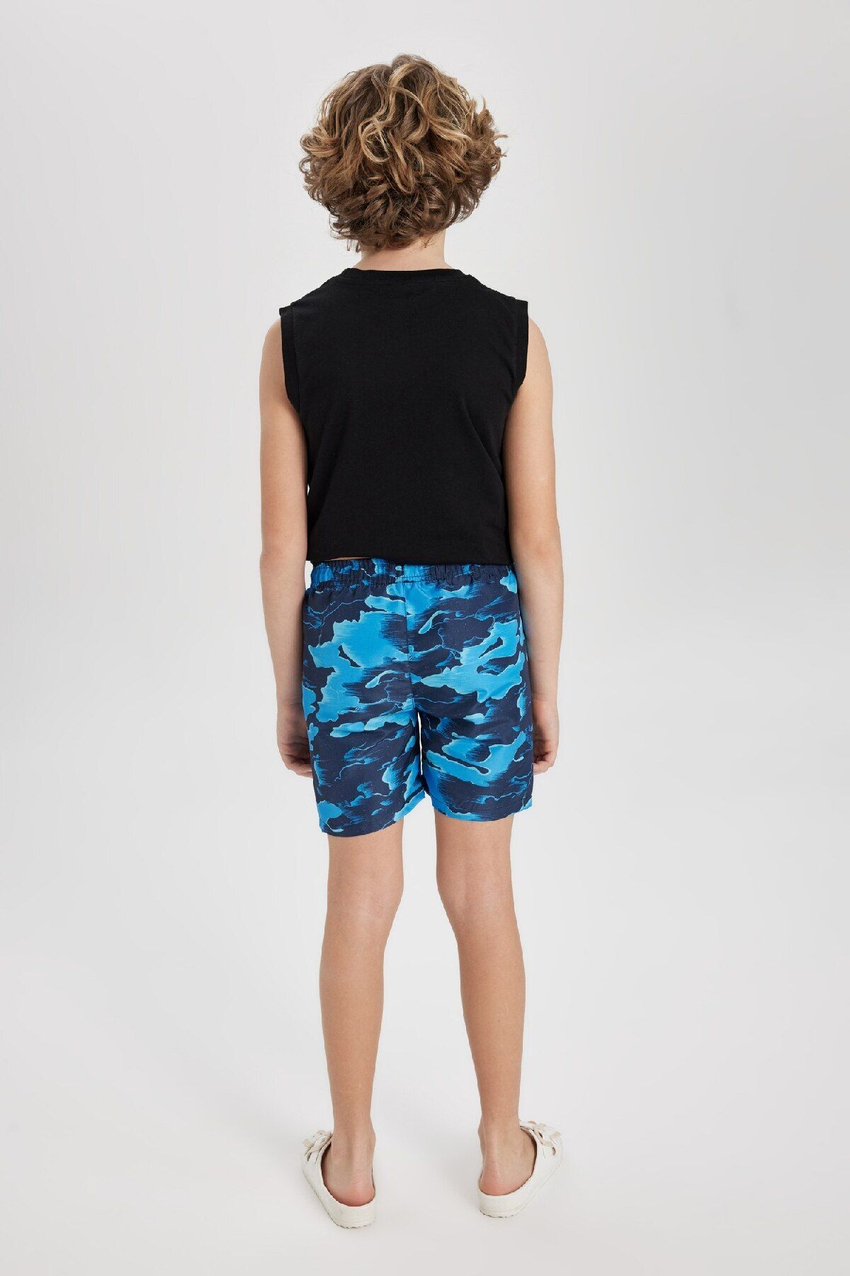DeFacto-Gemusterte Badeshorts für Jungen B7424a824hs 5