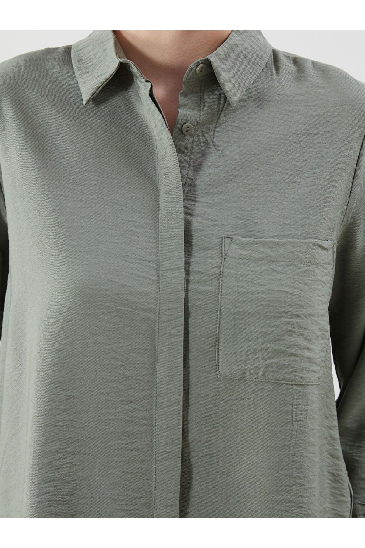 LC Waikiki Yeni Sezon Loose Fit Kadin Gomlek - S5JR27Z8
