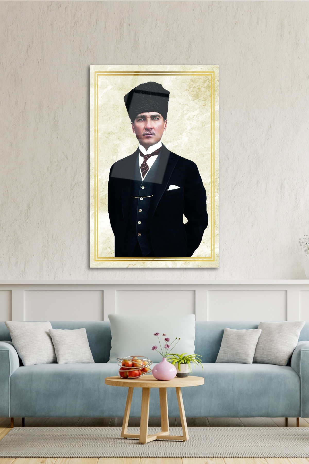 ATATÜRK MODERN CAM TABLO görsel 4