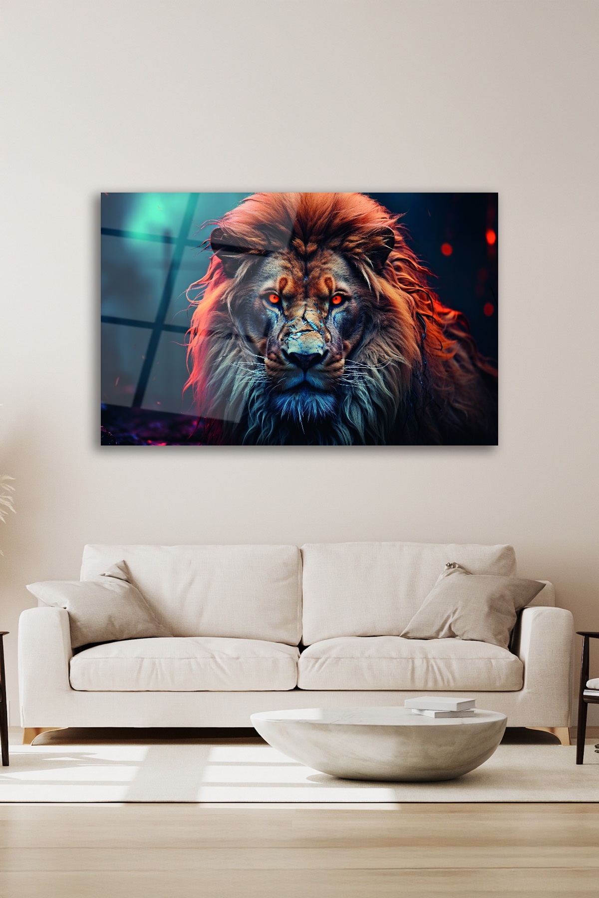 ASLAN CAM TABLO görsel 4