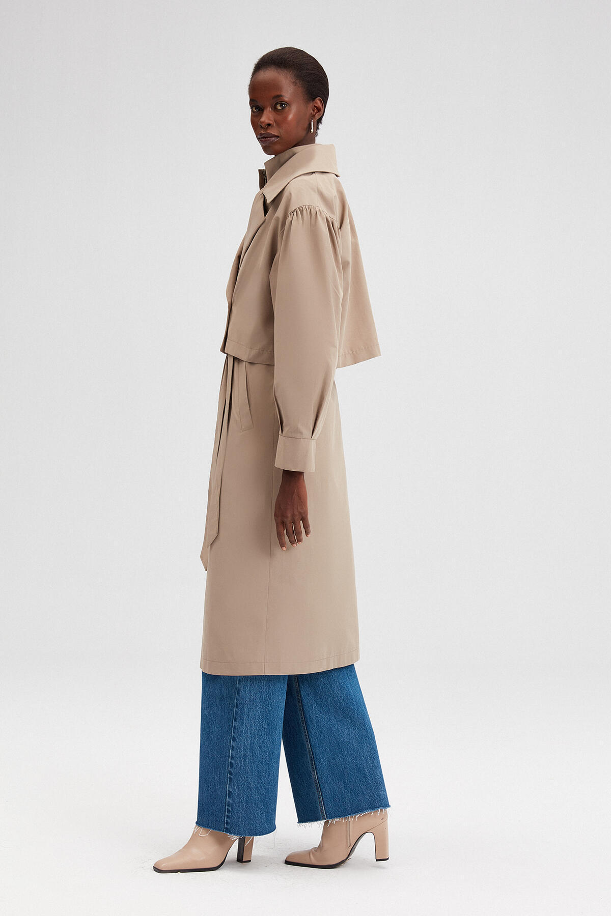 Touché Privé-DVOJITÉ POUŽITÍ TRENCH COAT 4