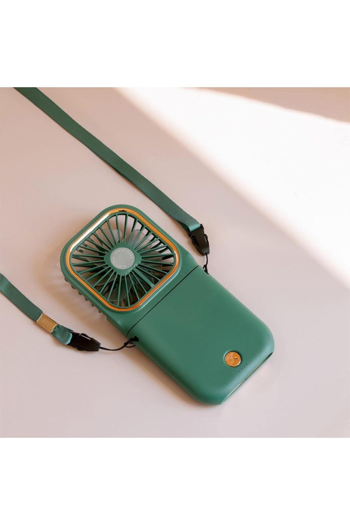 fulina-مروحة صغيرة، قابلة لإعادة الشحن عبر USB، ثلاثة سرعات للرياح، حامل قابل للطي للهاتف المحمول، 3000 مللي أمبير/ساعة 1