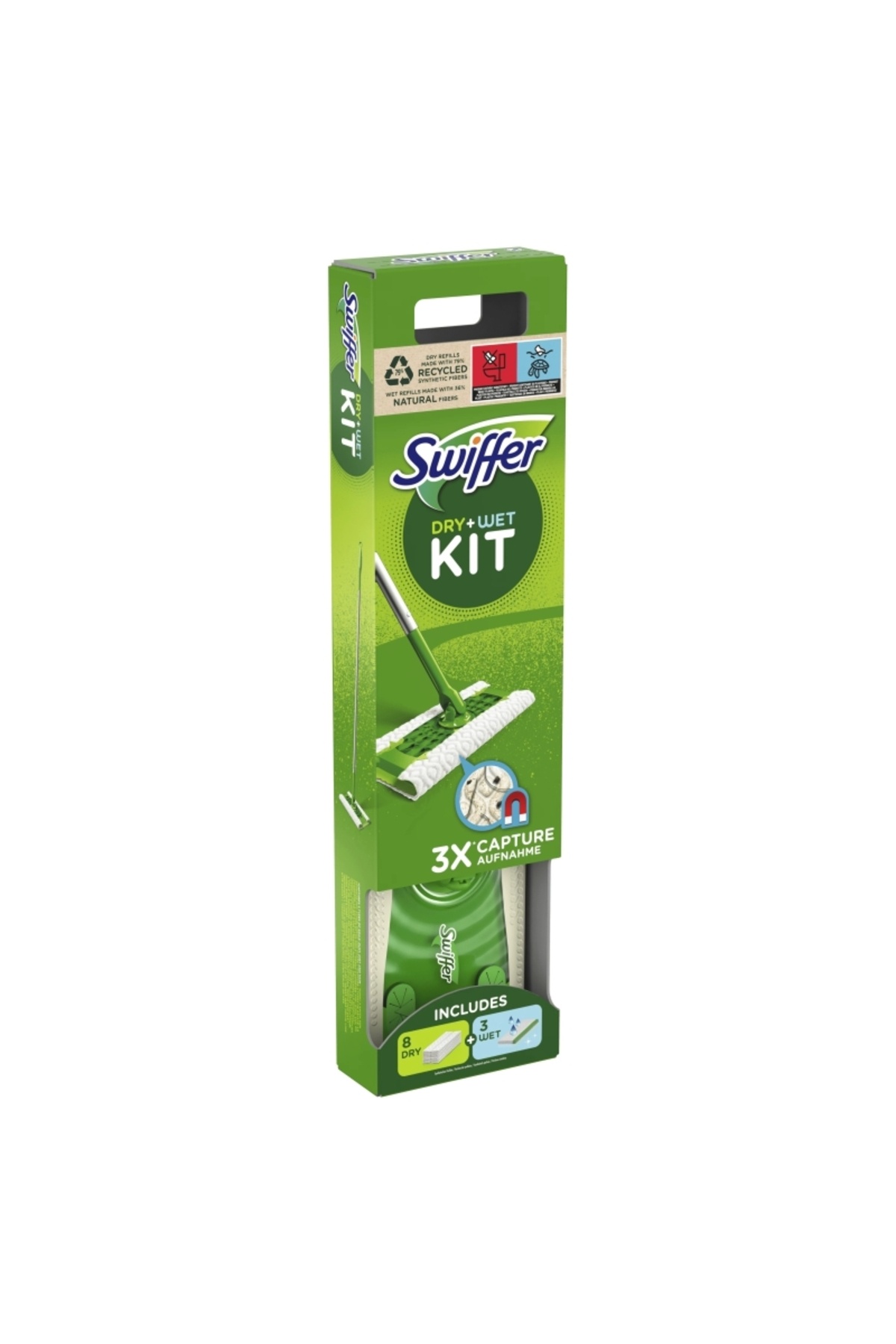 Swiffer SADA NA MOPE MOKRÁ REZERVA 3 KS REZERVA NA SUCHÉ MOPE 8 KS