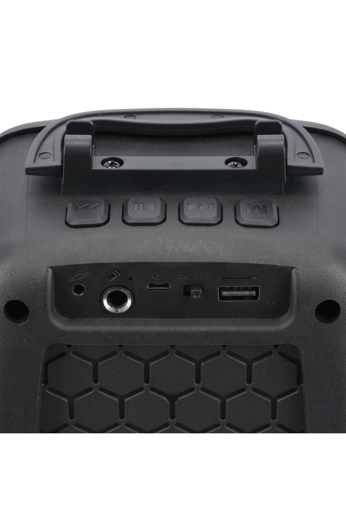 Geepas-Portable Bluetooth Speaker, USB/ TF/ FM/ AUX-IN| Dazzle LED Light |With Microphone | GMS11156 5