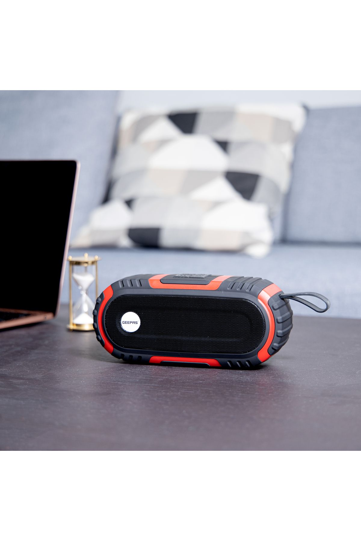 Geepas-Rechargeable Bluetooth Speaker, 10m Range | BT/ TF Card/ AUX/ USB Playback/ TWS Function| GMS11180N 4