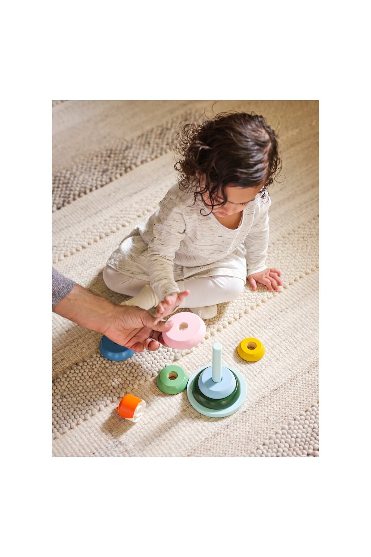 IKEA-UPPSTÅ Stacking rings, multicolour 2