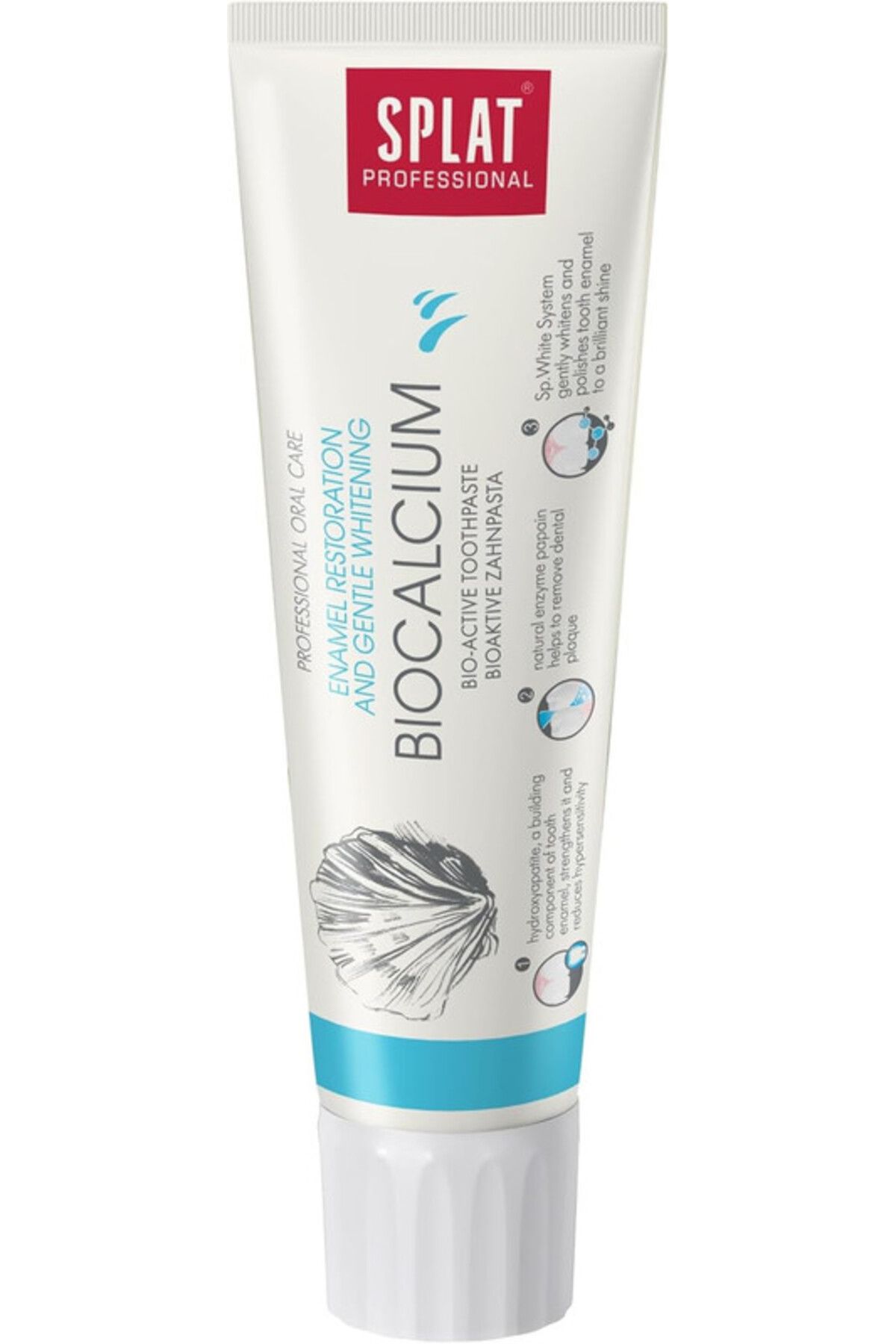 Splat-Professional Biocalcium for Strong & Sensitive Teeth, Natural toothpaste with Calcium 100ml 2