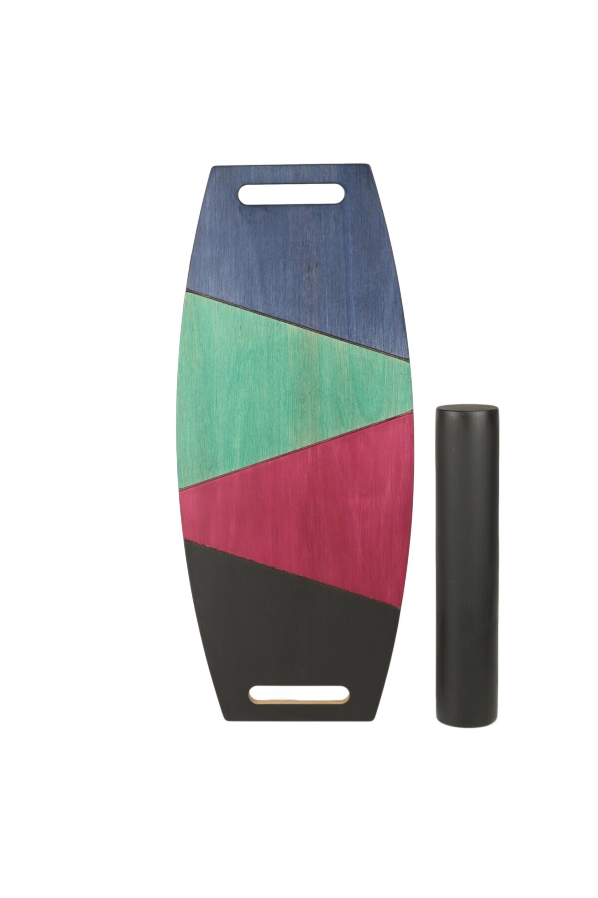 Wood Stone Art-Colorful Balance Board - Balance Roller Board - Dual Function Surfing and Kayaking Training Board 4