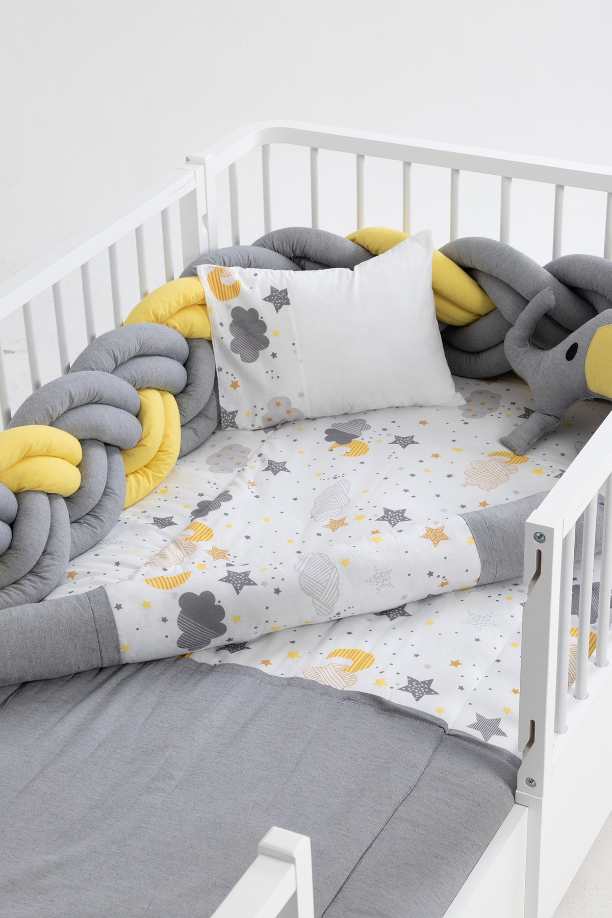 Cozibo Montessori Karyola Uyku Seti 6'lı Örgü 90x190, 100x200 cm fotoğrafı 4 (önizleme)