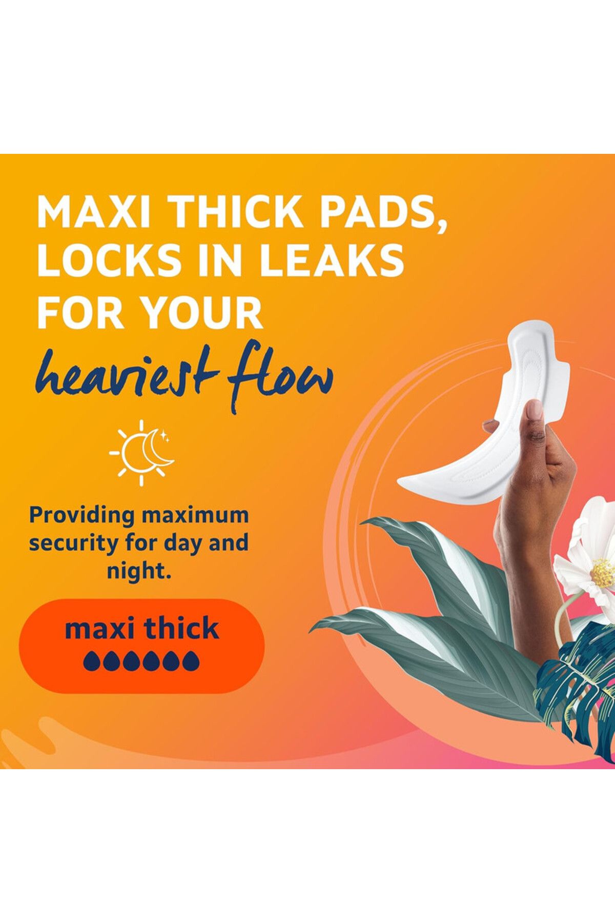 Lil-Lets-Extra Protection Maxi Pads X 10 with Wings, for Extremely Heavy Flow Periods 2