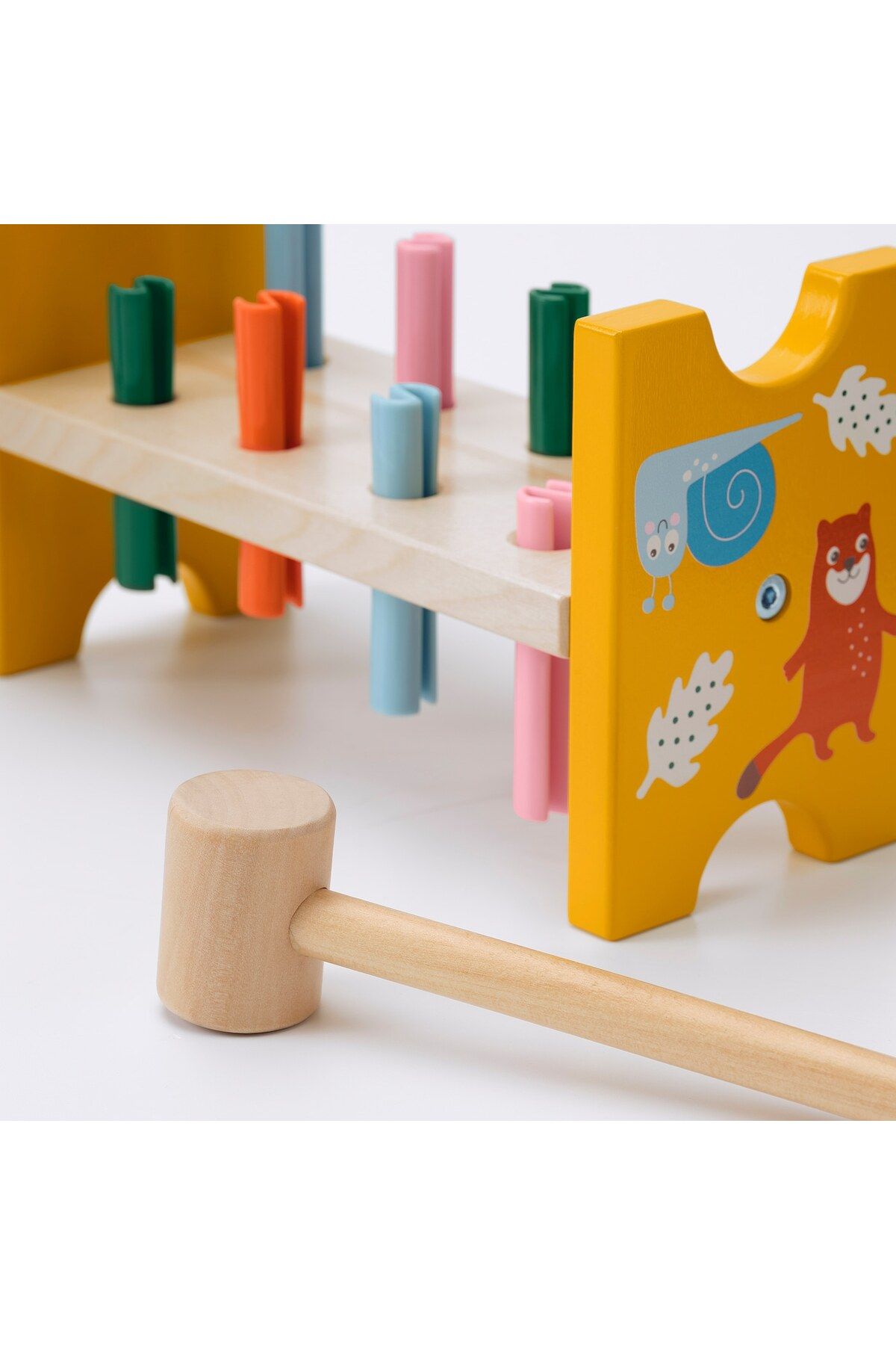 IKEA-UPPSTÅ Toy hammering block, multicolour 7