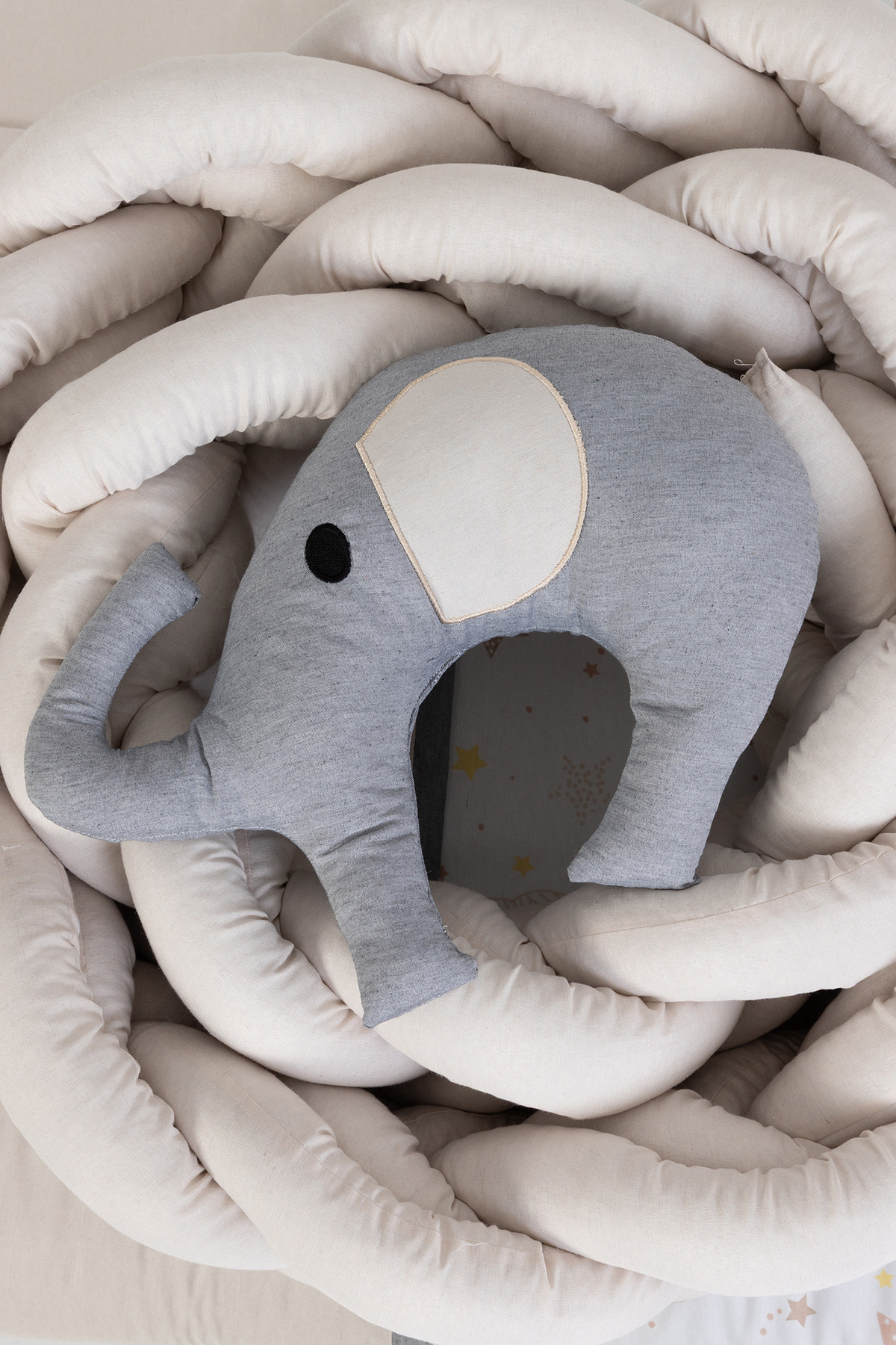 Cozibo Montessori Karyola Uyku Seti 6'lı Örgü 90x190, 100x200 cm fotoğrafı 3 (önizleme)