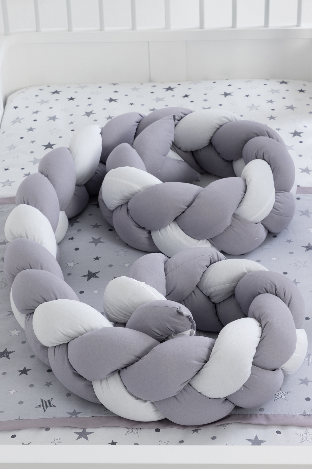 Cozibo Montessori Karyola Uyku Seti 3'lü Örgü 90x190, 100x200 cm fotoğrafı 2 (önizleme)