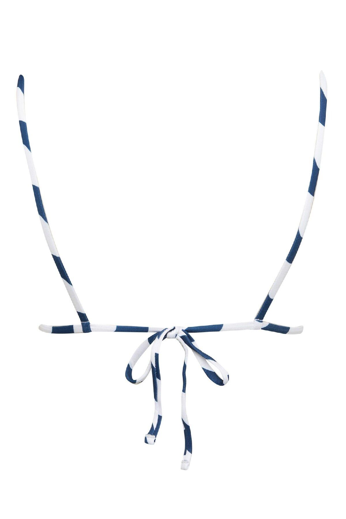 DeFacto-Gestreiftes Triangel-Bikinioberteil mit normaler Passform – Fall In Love B6941ax24sm 2