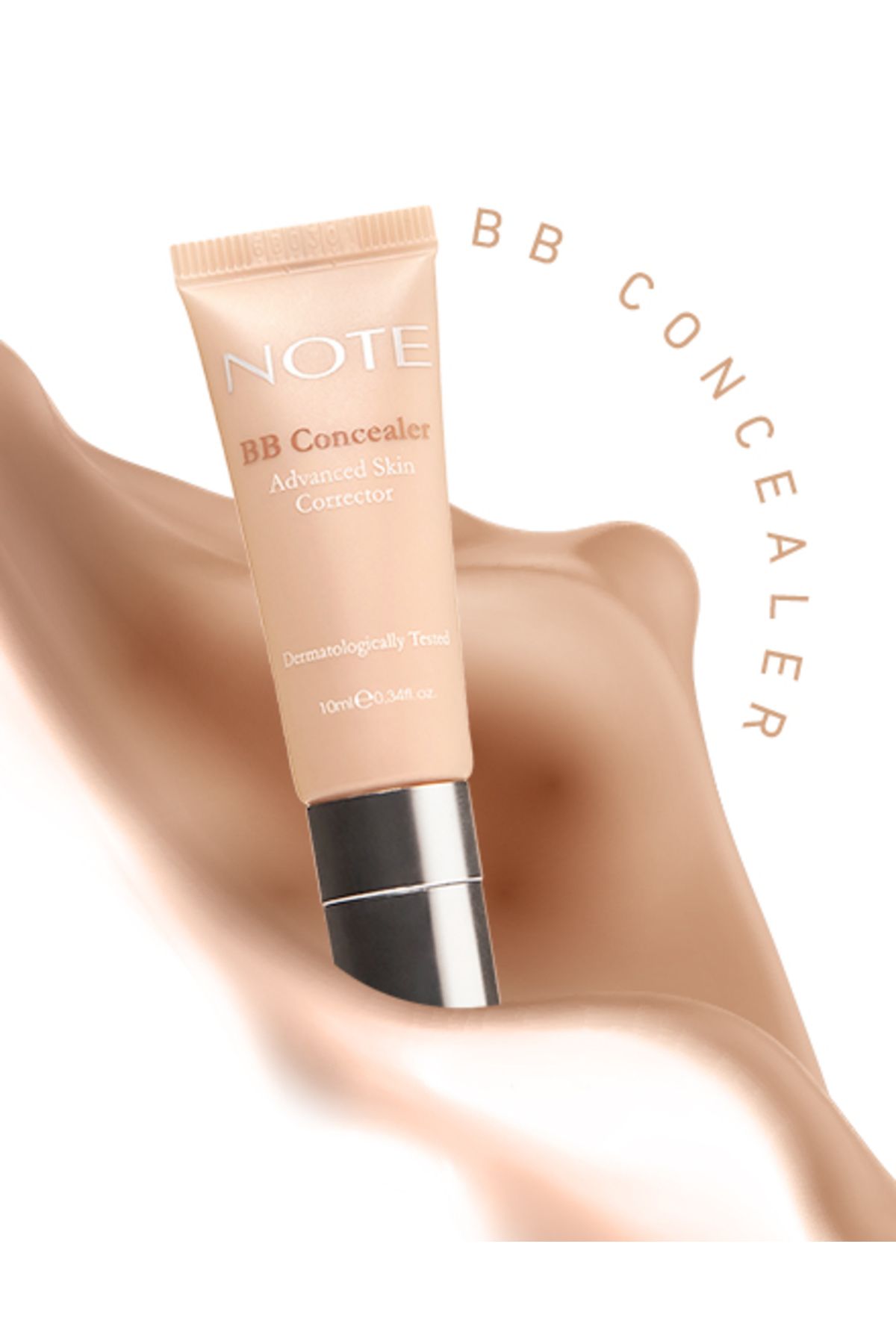 NOTE-Bb Concealer Spf 15 Corector Intens Acoperire cu Aplicator Metalic,subton galben - 02 Mediu Deschis 5