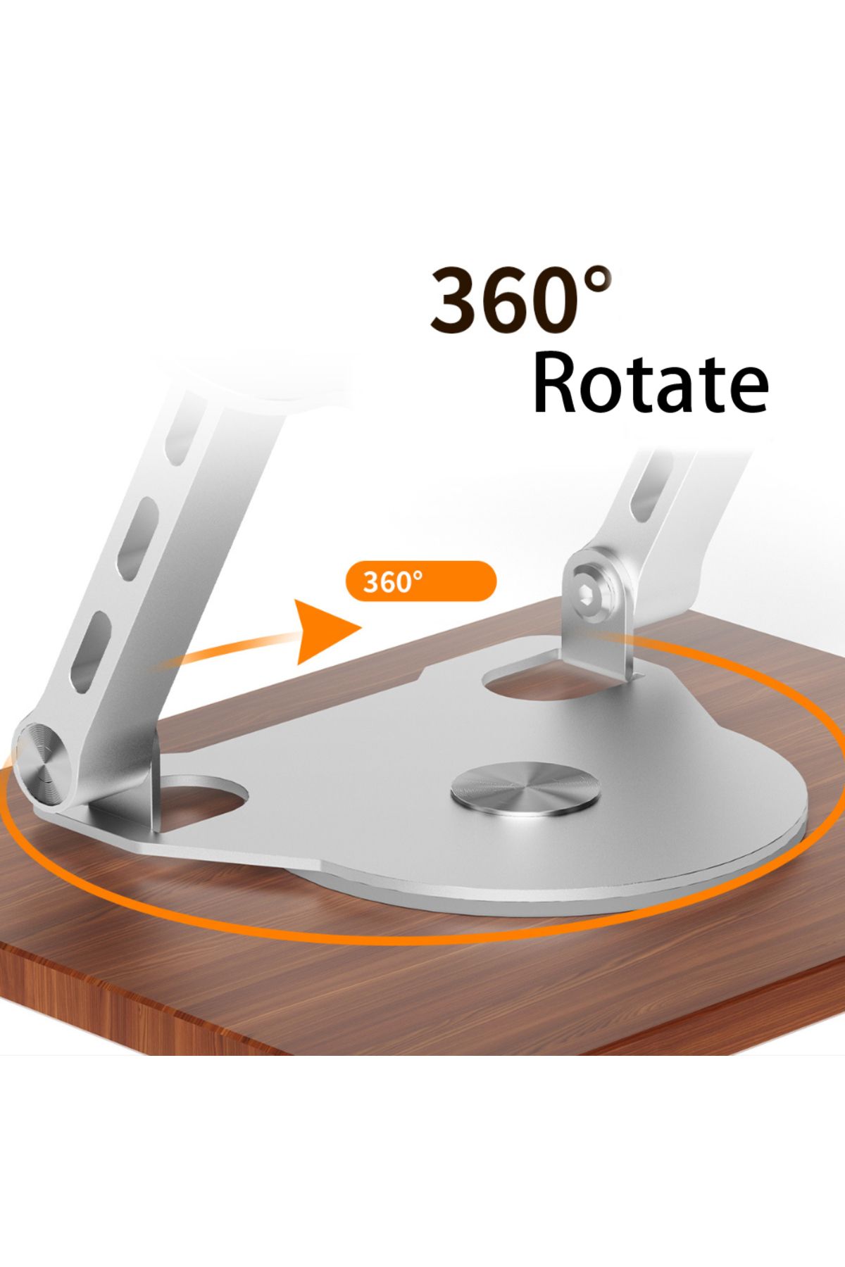 Coverzone-Notebook Compatible Angle Adjustable Stand with Stable Base, Foldable Portable Holder 1062m 4