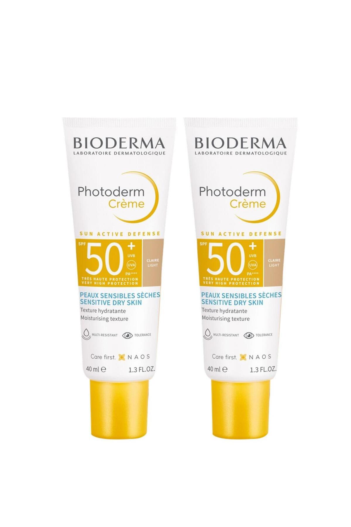 کرم ضد آفتاب رنگی فتودرم لایت SPF50 با محافظت بالا برای پوست خشک، بسته 2 عددی، 40 میلی لیتر — TYCHLLSSSN172718322893397