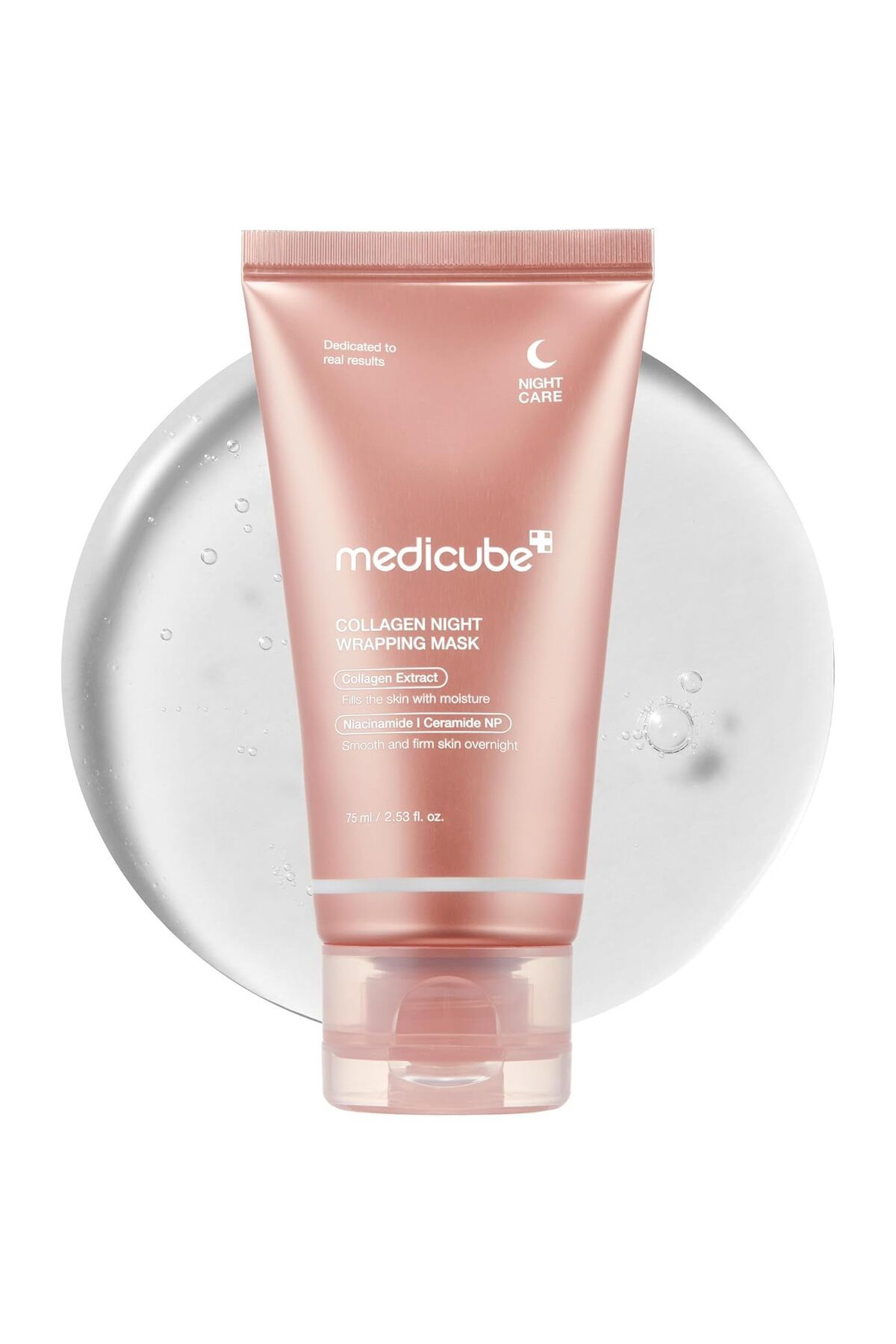 Medicube-75ml Collagen Night Wrapping Mask - Elasticity Protective, Collagen, Peel Off Sleep 1