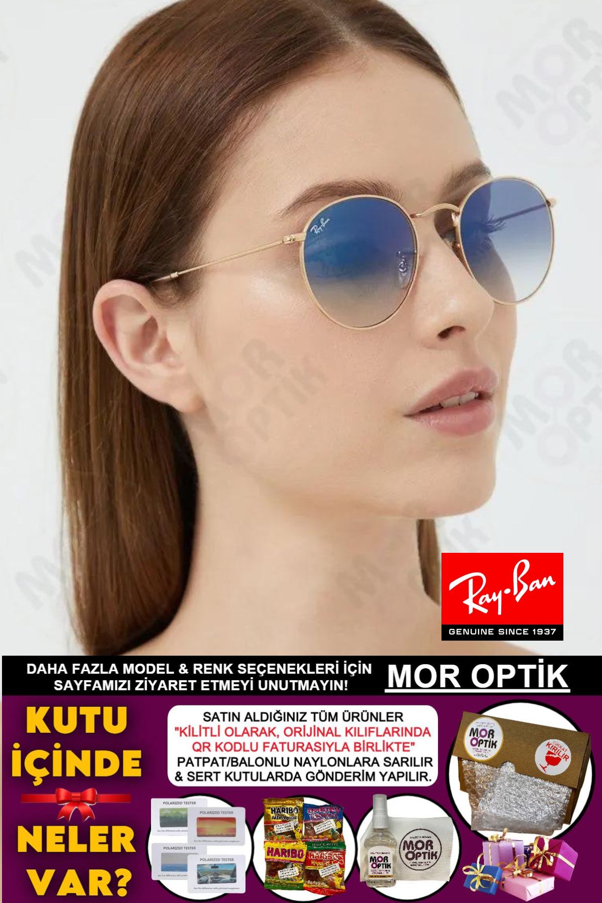 عینک آفتابی ری بن 0RB3447N 001/3F50