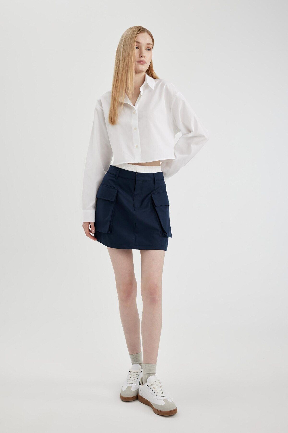 DeFacto-Coool A-line Mini Skirt C3075ax24sp 4