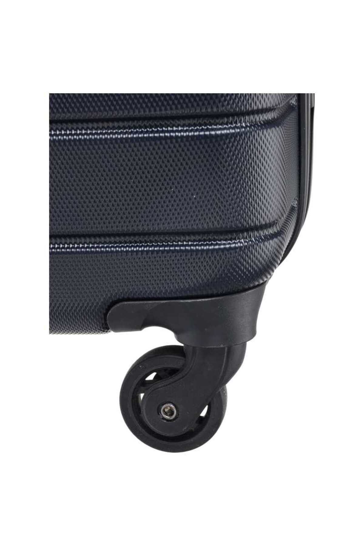 Excellent Houseware-Hand luggage for airplanes on wheels 50 cm navy blue 5