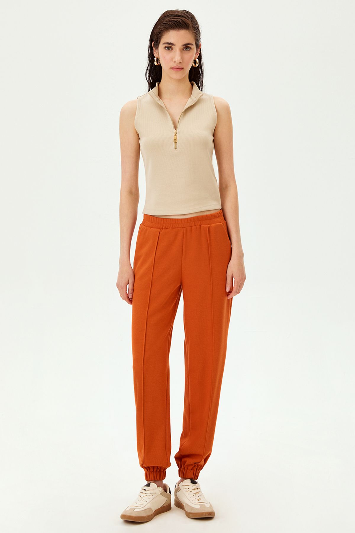 Allyco-Jogger Knitted Trousers with Elastic Waist and Leg 4