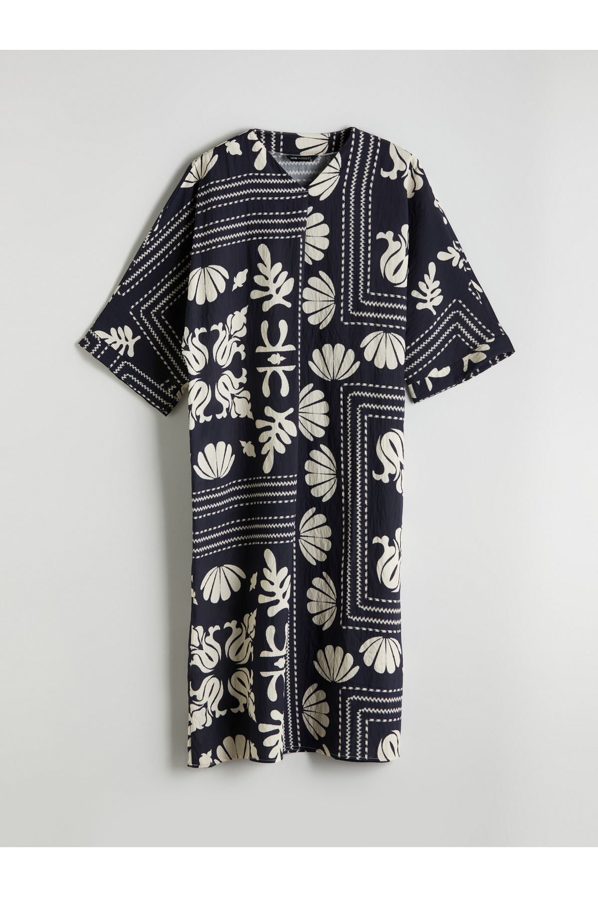 LC Waikiki-Rochie oversize cu decolteu în V 1