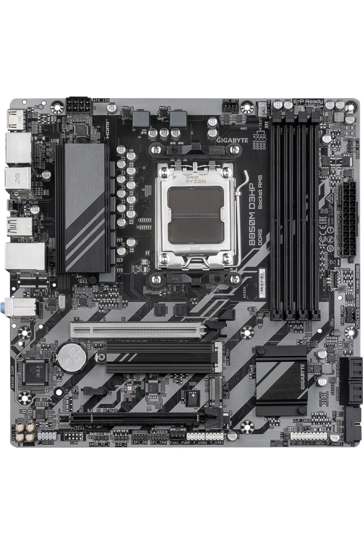 Gigabyte-B850M D3Hp Ddr5 8200Mhz (Oc) M.2 Am5 Matx Motherboard 3