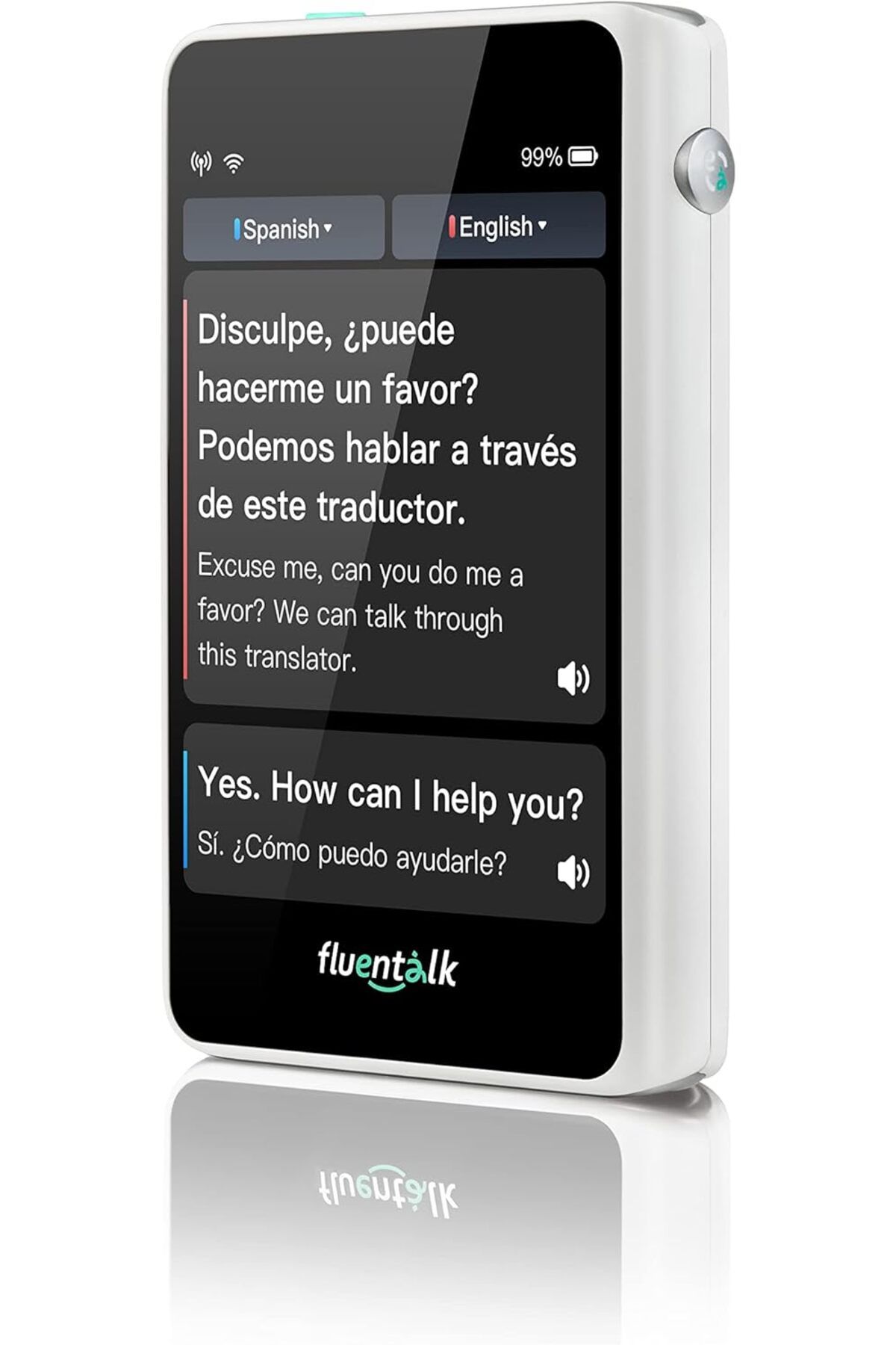 Fluentalk T1 Mini Çeviri Cihazı , 40 Dil Desteği, Kablosuz ve Bağlantısız